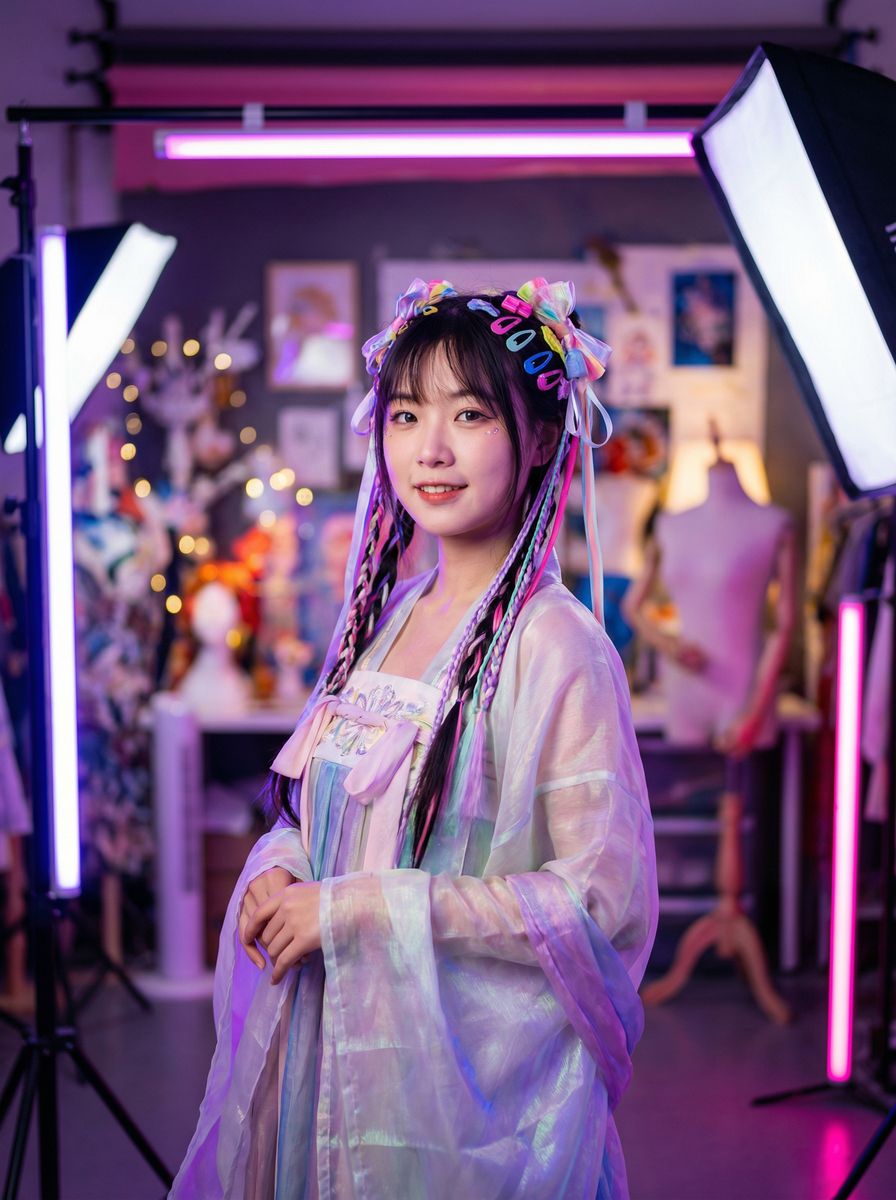 网红主播cosplay视频教程