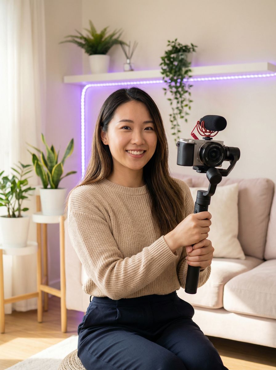 网红主播生活vlog视频